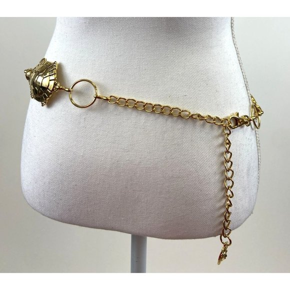 Gold Turtle Chain Belt